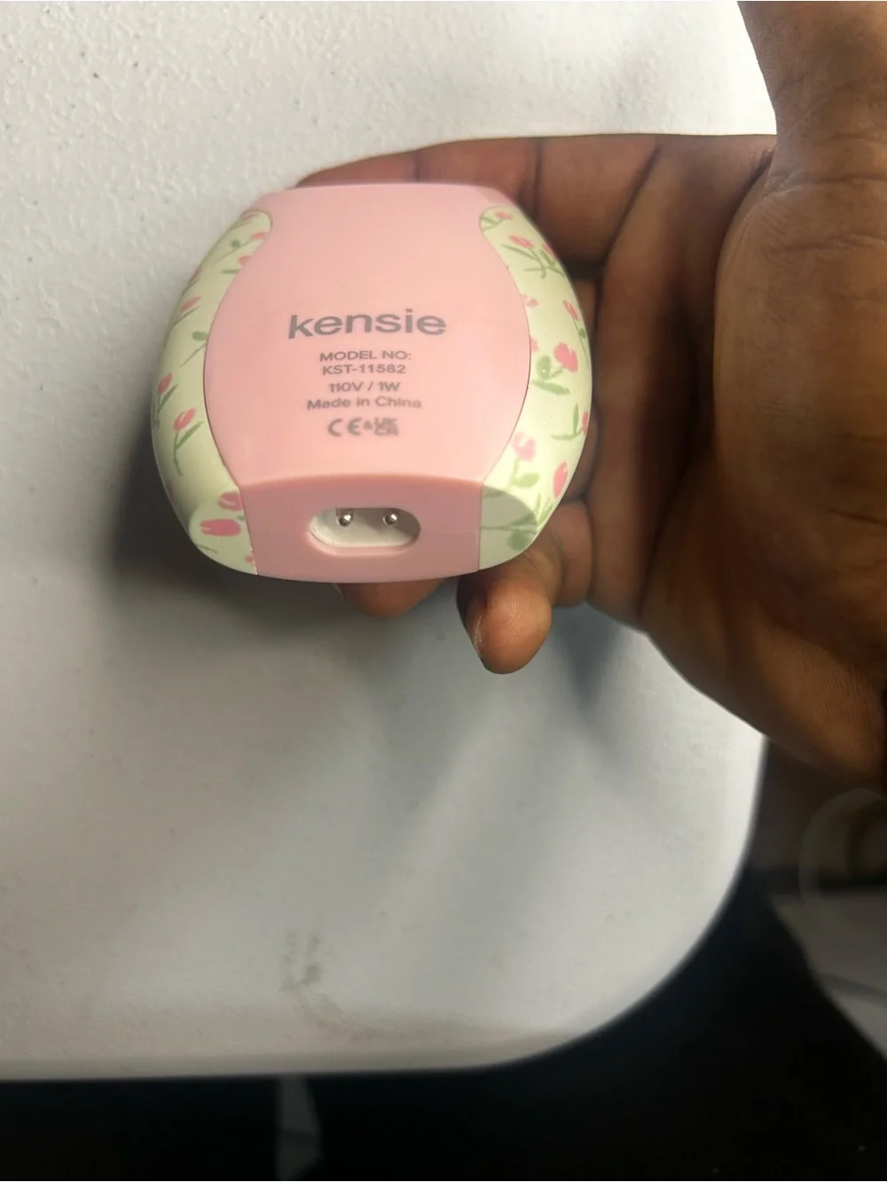 Kensie Pink Floral Kids Electric Hair Remover
